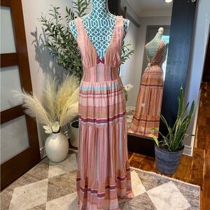 L*Space Multicolor Striped Maxi Dress